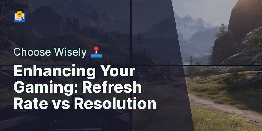 Enhancing Your Gaming: Refresh Rate vs Resolution - Choose Wisely πΉοΈ